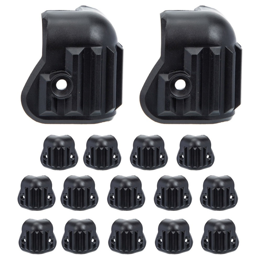 Speaker Corner Protectors 16Pcs Black for Collision Prevention