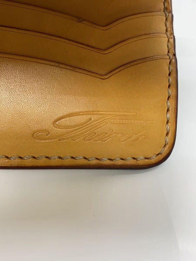 Other Brands Third Men's Leather Long Wallet BRW