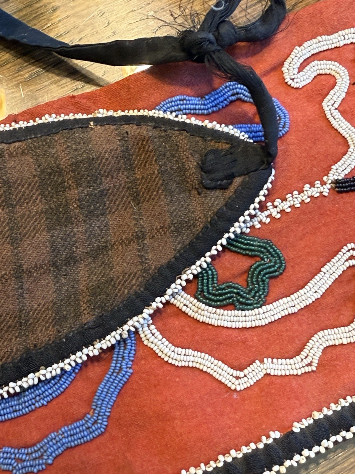 Antique Late 1800’s Tlingit Beaded Belt