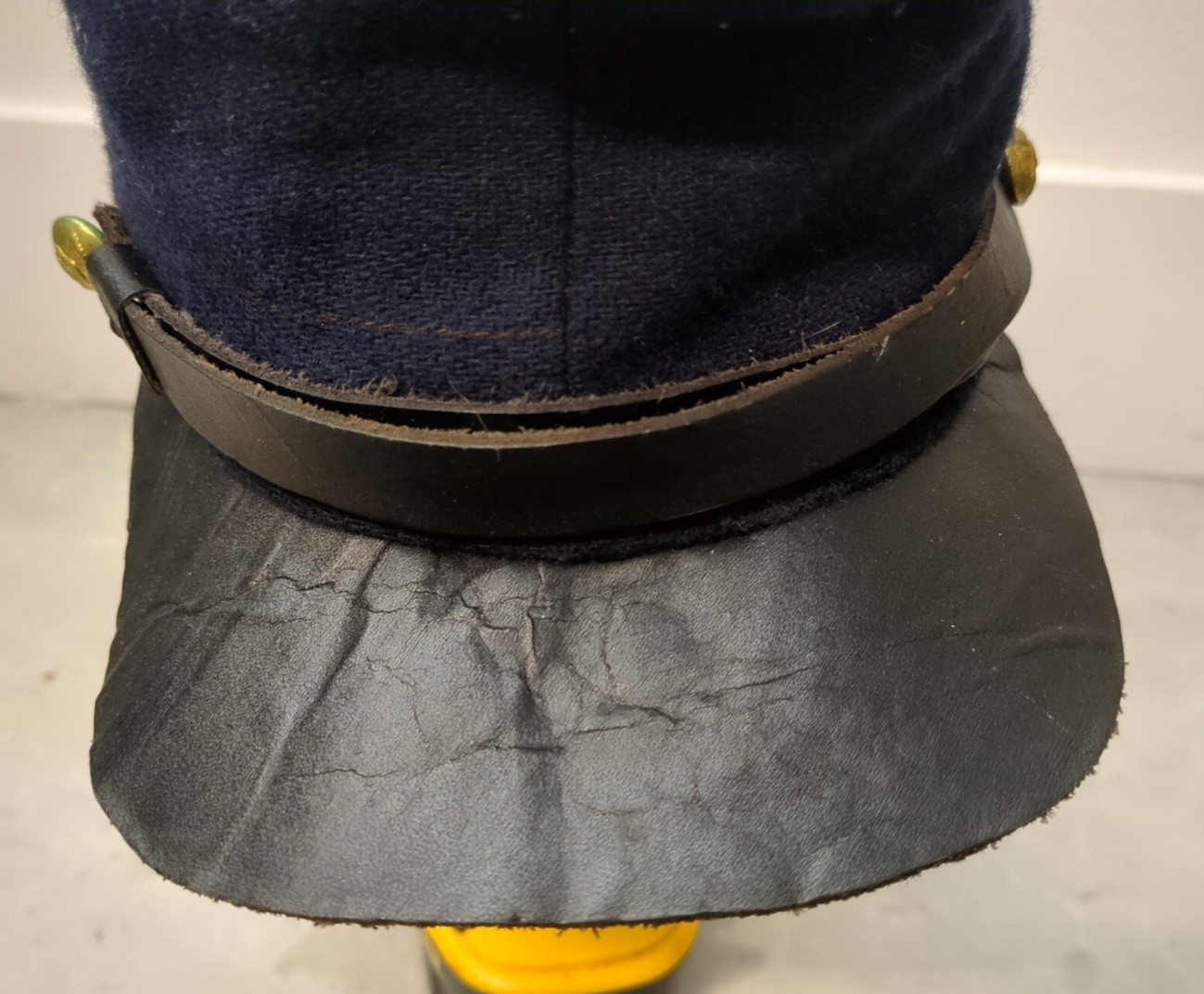 Vintag Civil War Repro Union 17th Regiment Connecticut Volunteer Forage Kepi Cap