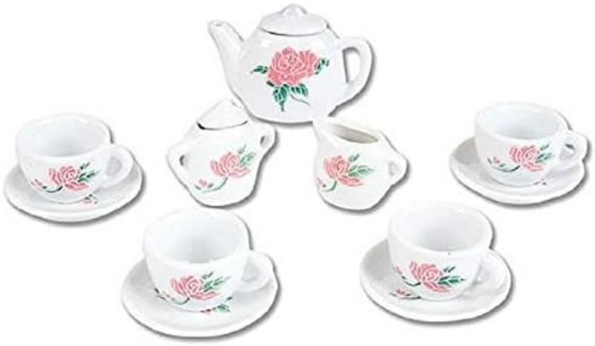 13 PC Ceramic Tea Set