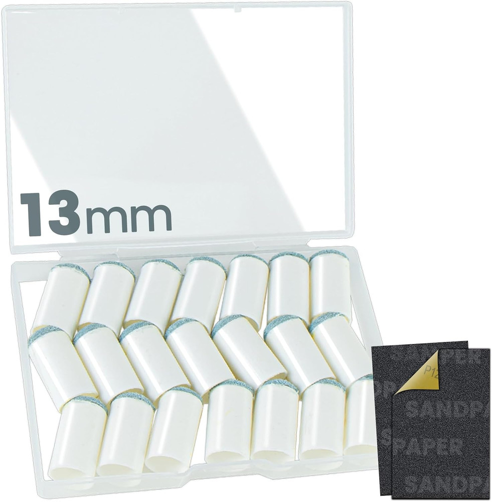 Billiard Pool Cue Tips - Pool Stick Tips Slip-On Tips Replacement Accessories Ki