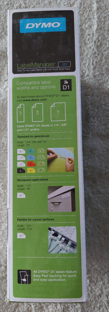 Dymo LabelManager 160 D1 - Label Maker One Touch Smart Keys