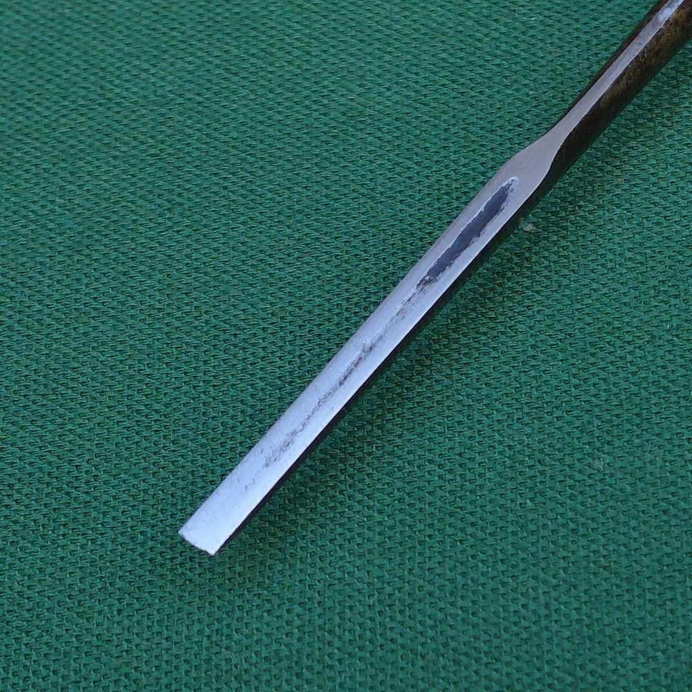 Chisel 3mm Mortising Woodworking Tool 255mm Used Rust Scratches Ready