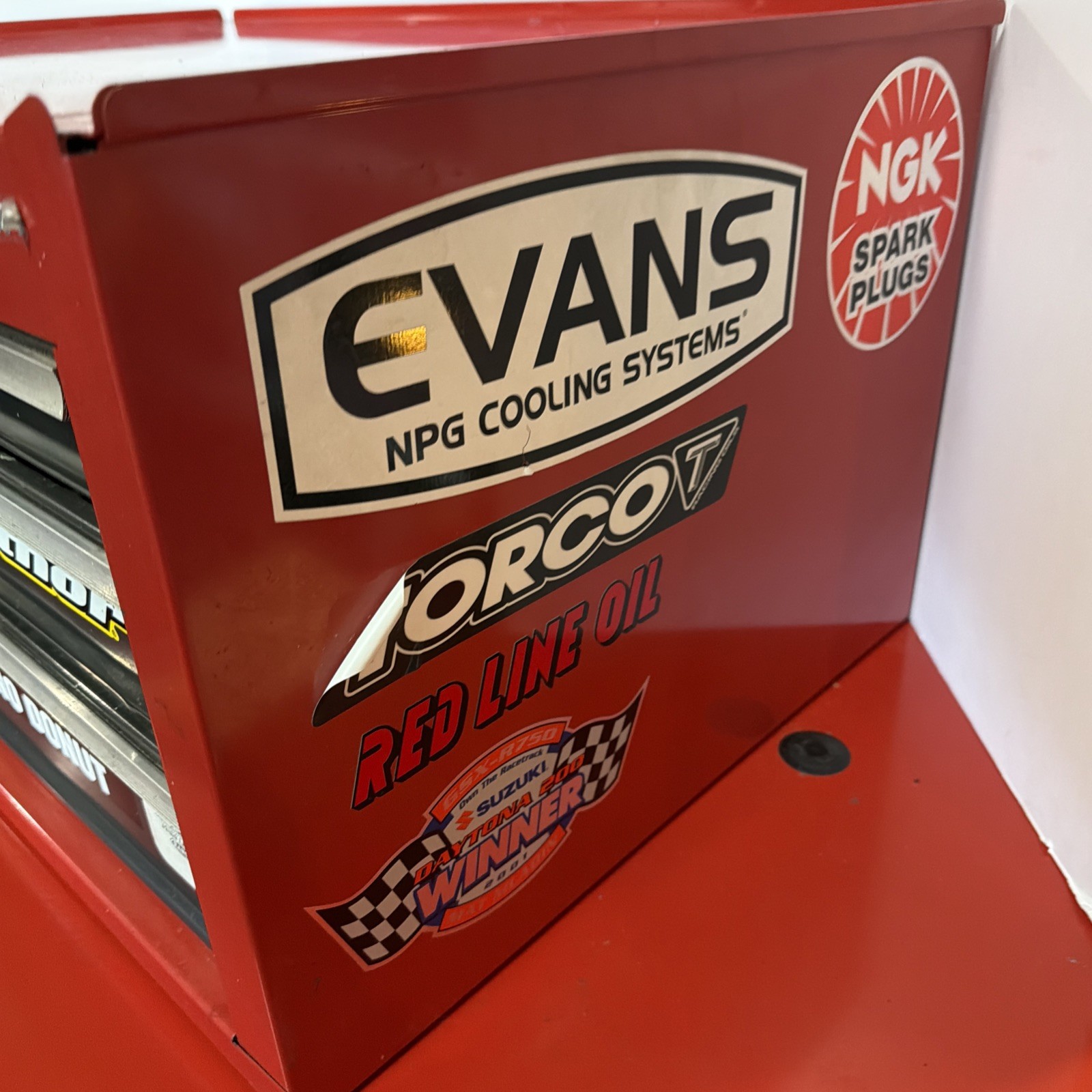 Craftsman DEEP Mid Middle Intermediate Riser Tool Box Chest 3 Drawer Red 65766