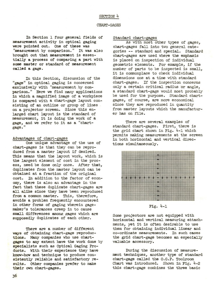 Optical Gaging - Instruction & Operation of Optical Comparators Kodak #1566