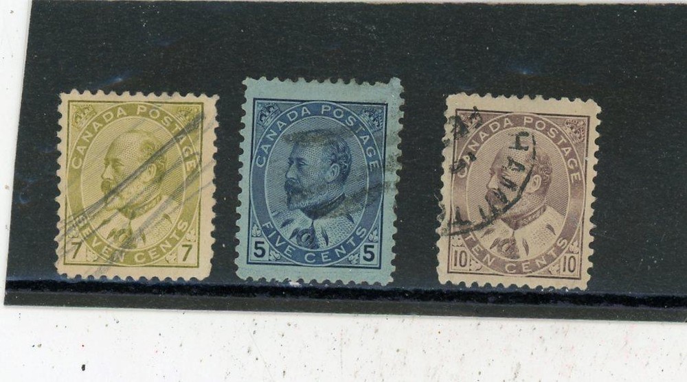 Canada 1903 Scott# 91-3 Canceled