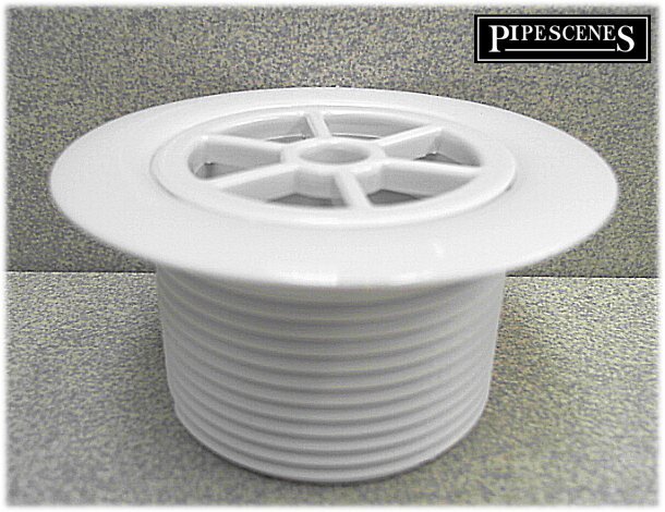 Replacement Shower Drain Top Waste Trap White ABS 1.5" INCH Thread 70mm