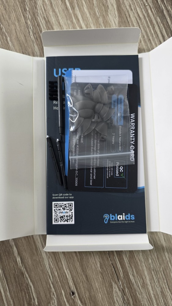 BlaidsX Neuro Rechargeable RIC + Programmable Hearing Aids for Seniors