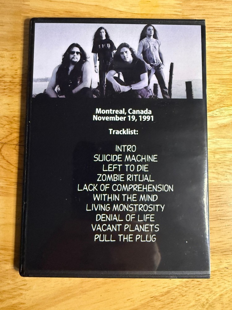 Death - Spritual Symbolic Perseverance - Live DVD Bulk LOT of 6 Chuck Schuldiner