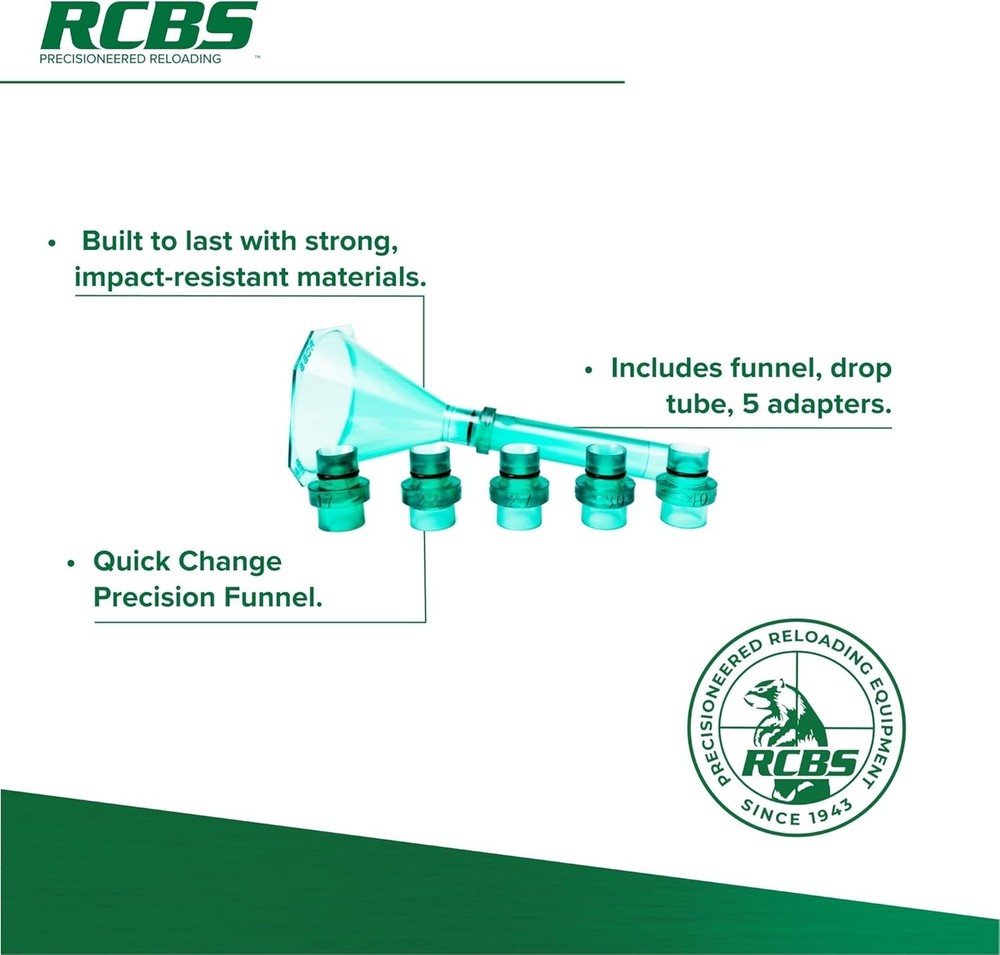 Efficient Quick Change Funnel Kit for Reloaders