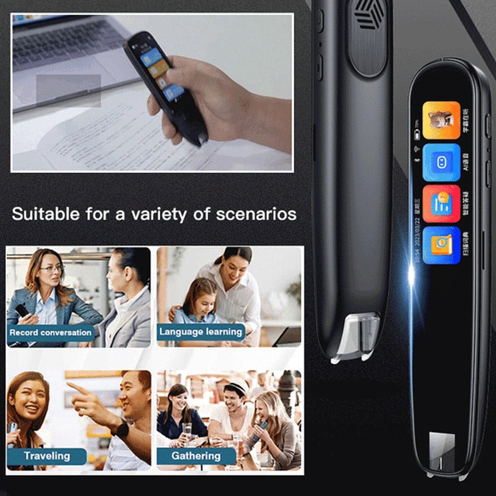 Scan Reader Pen for Portable Two-Way Instant Translator Pen