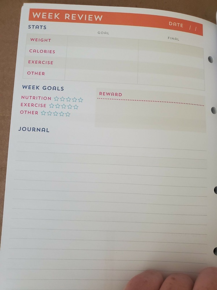 Fitness & Nutrition Journal