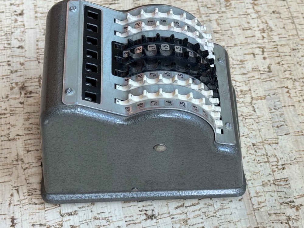 Hoffritz Antique Vintage Mechanical Adding Machine, West Germany