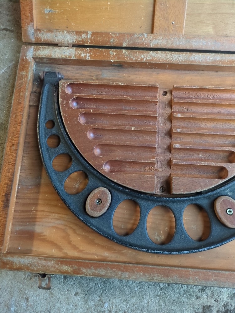 Vintage Brown & Sharpe Micrometer 6-12" MICROMETER Read Description