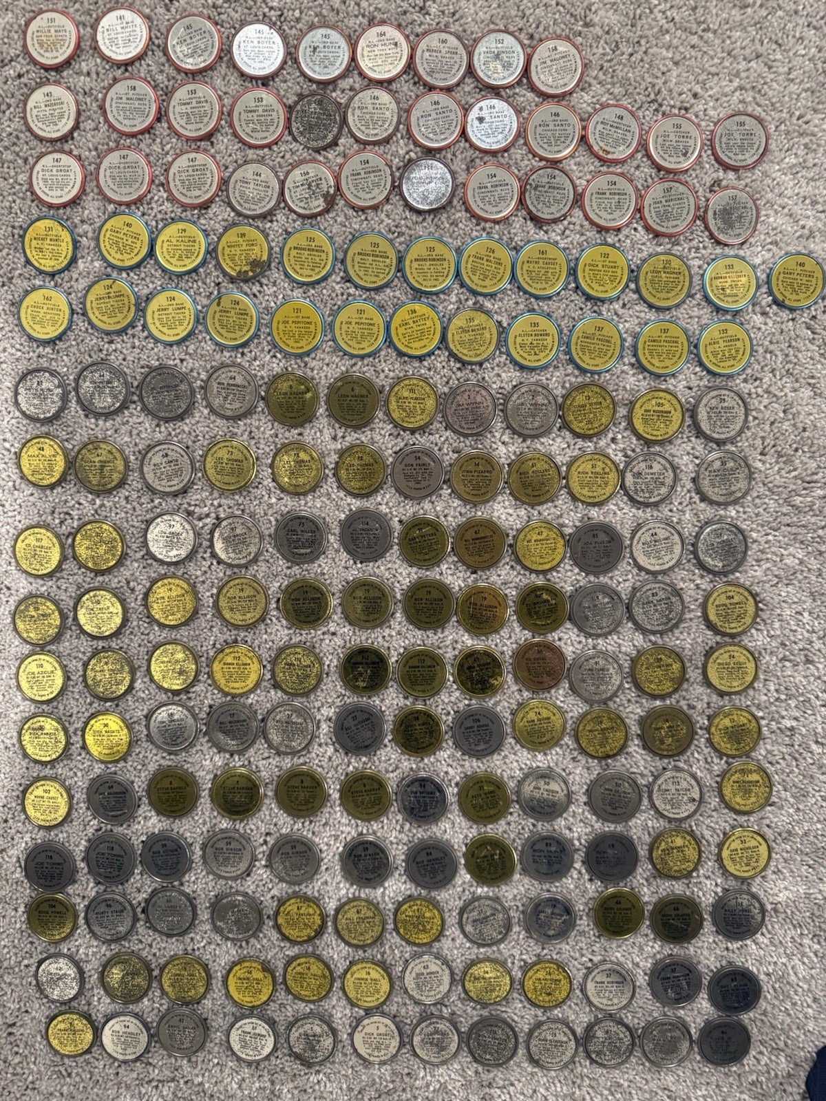 1964 Topps Baseball Coins