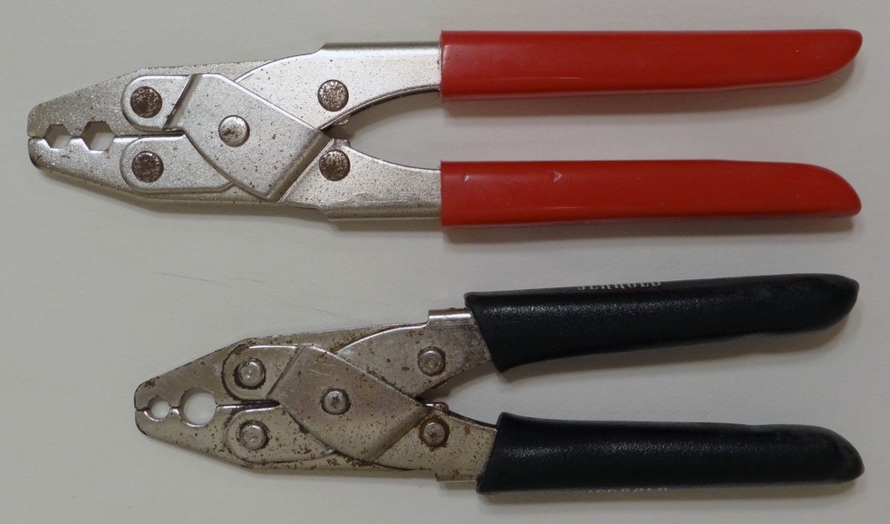 Jerrold & Unmarked Cable-Connector Crimper Pliers, Pre-owned