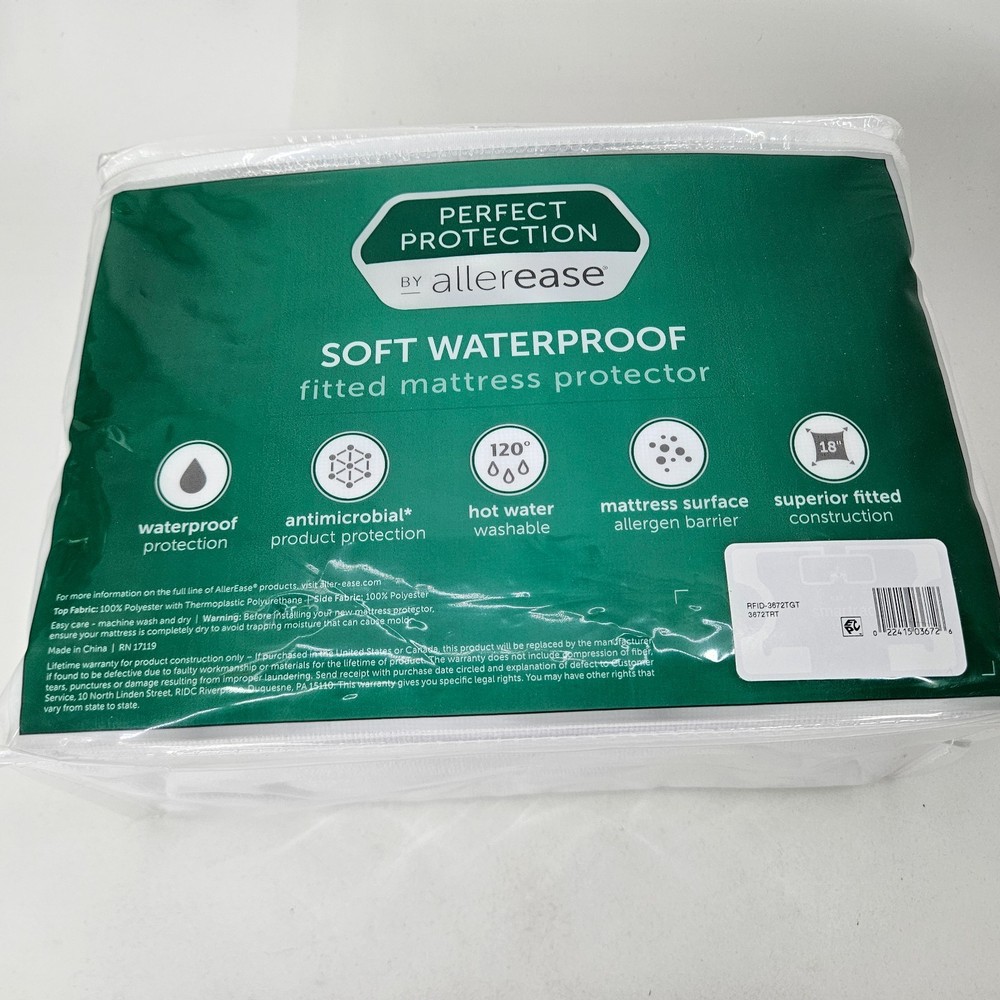 Allerease Perfect Protection Waterproof Mattress Protector (Full)