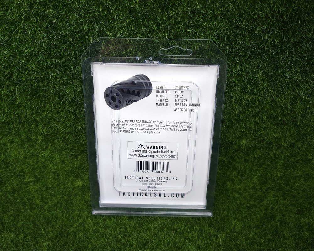 Tactical Solutions X-Ring Performance .920" Compensator Ruger 10/22 #XRPERFCMPMB