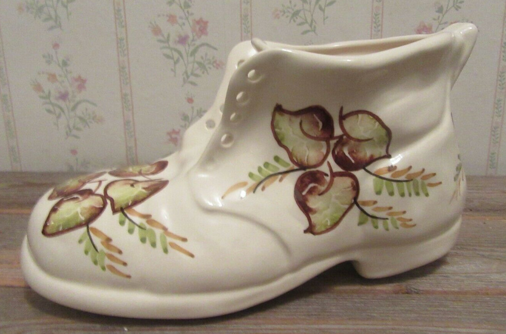 Babbacombe Pottery Shoe Planter - made in Torquay Devon