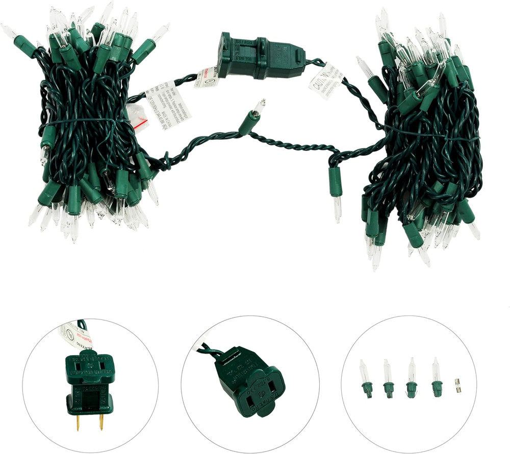 35-Count Clear Christmas Light Set