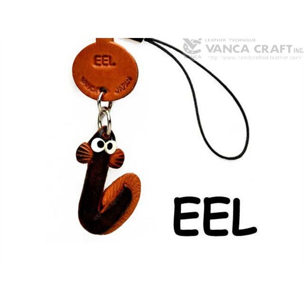 Eel Japanese Leather Cellularphone Charm Fish