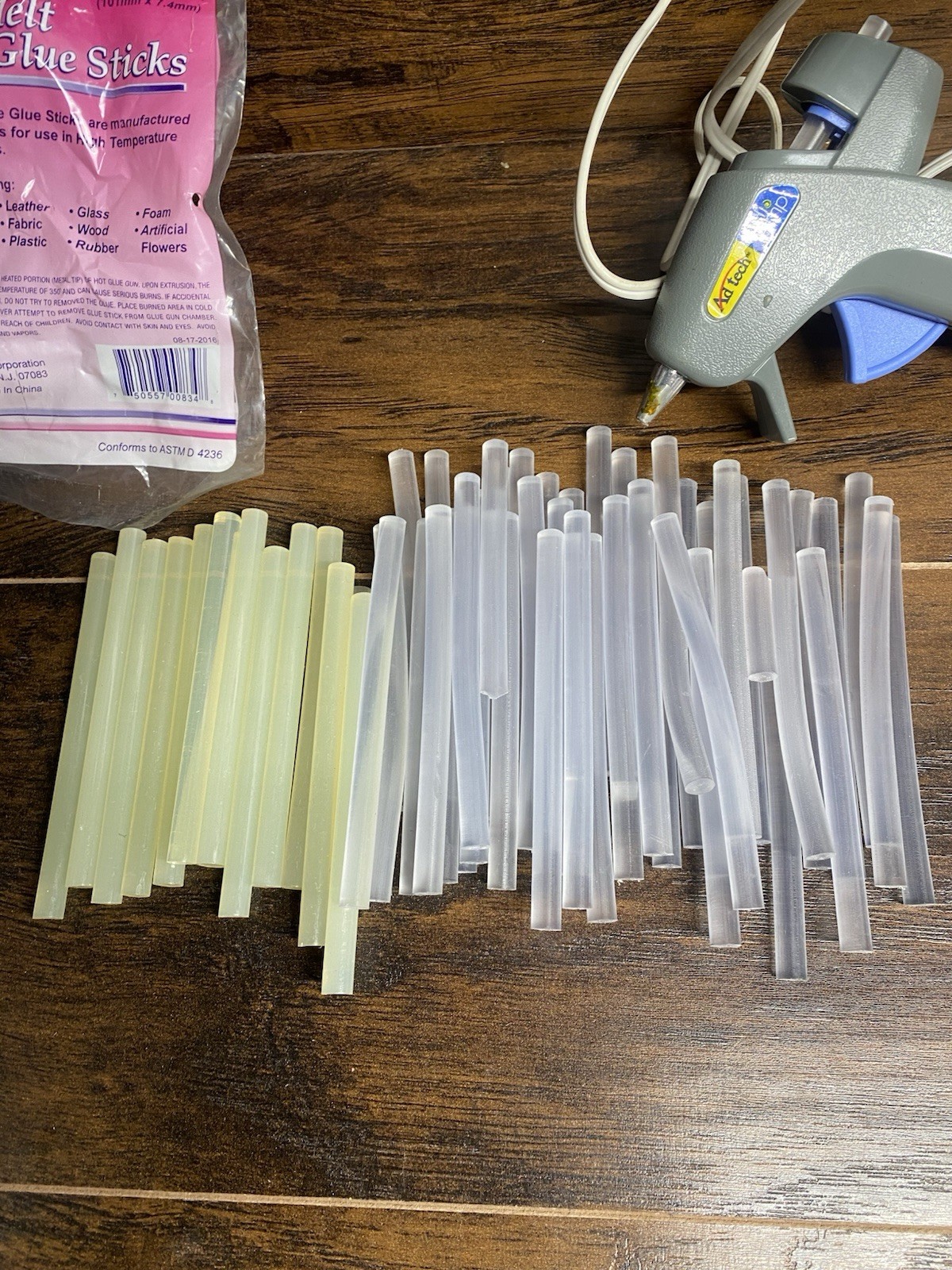 Lot 3 Mini Hot Glue Guns Hi Temp + 50 Glue Sticks Craft DIY Tested Working