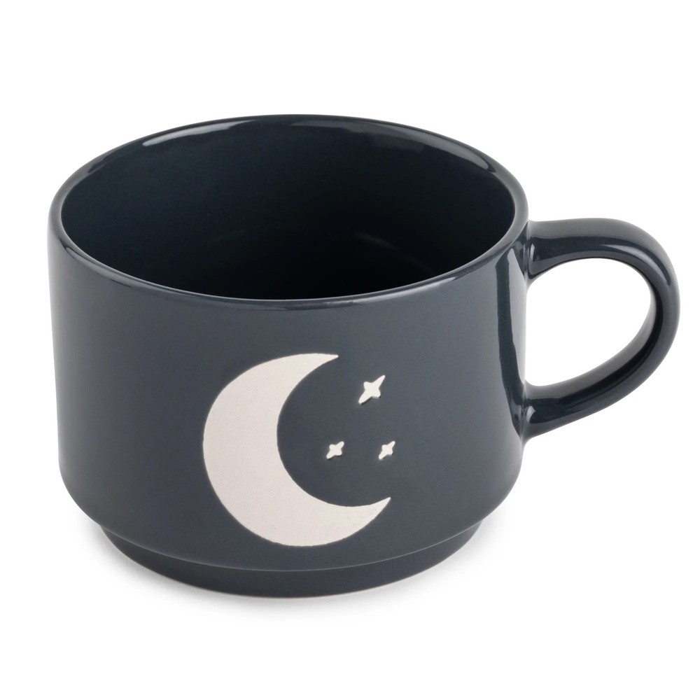 Thyme & Table Stackable Ceramic Coffee Mug, 11 fl oz, 4-Pack