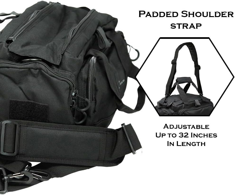Exos Tactical Range Bag - Medium Size Range Bag for Shooting - Gun Case for Hand