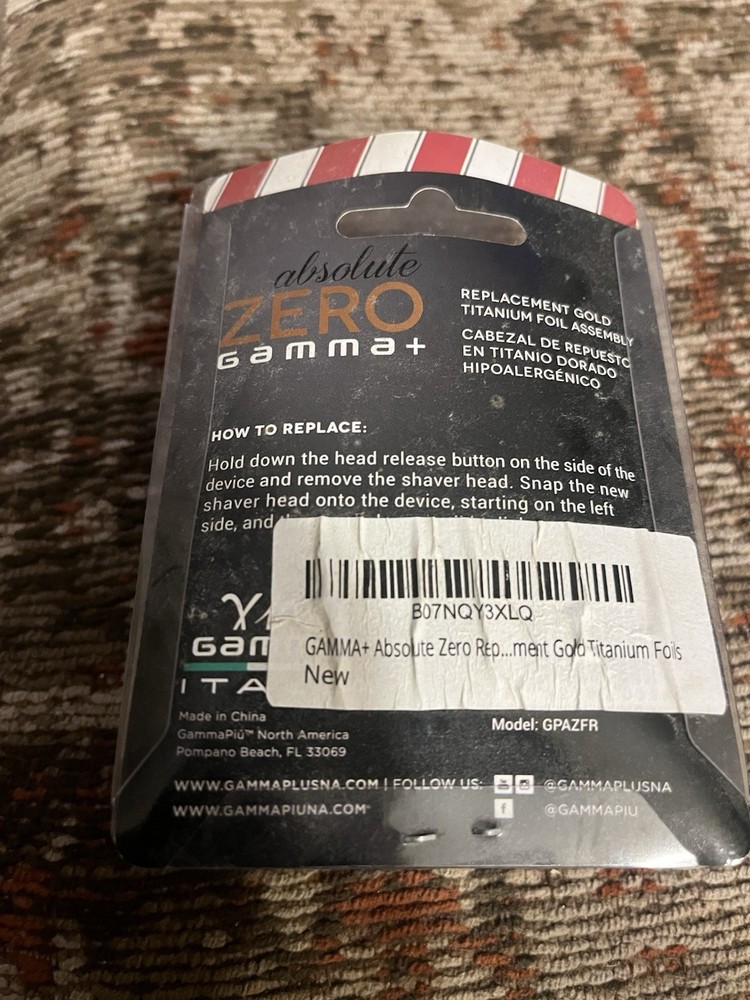 Gamma+ Absolute Zero Replacement Foil Gold Titanium Assembly | GPAZFR