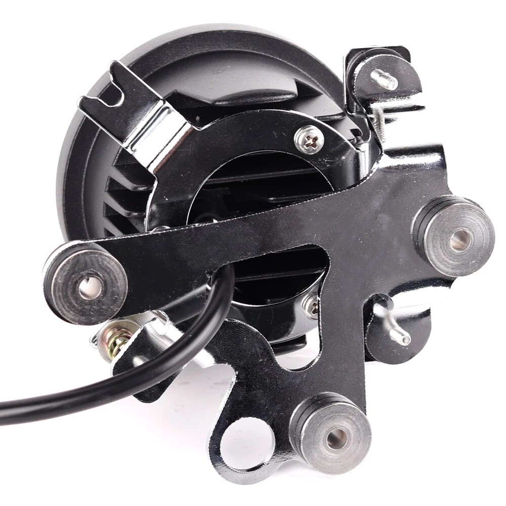 Black LED Driving Fog Lights For Honda Goldwing GL1800 2001-2010 Fog Lamps 2PCS