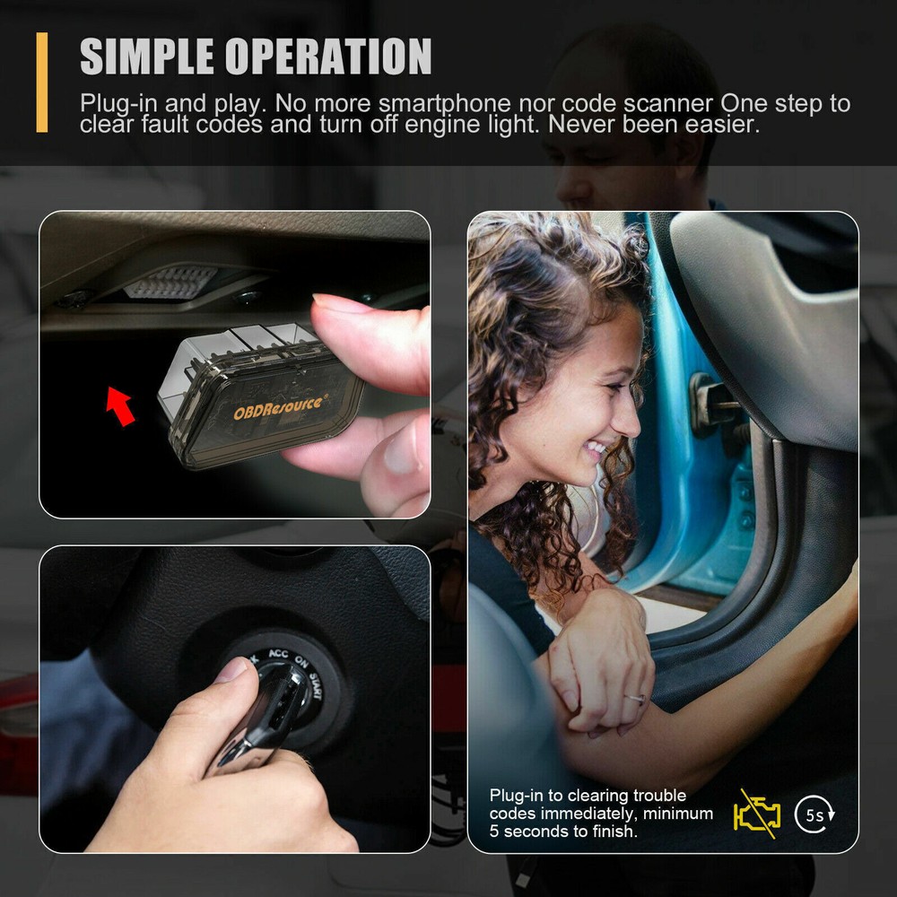 P04 Car OBD2 Automatic DTC Cleaner Erase Code Tool Engine Check Light Turn Off-4