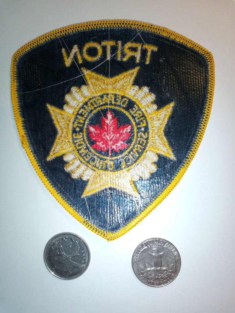 Triton Fire Department Patch Badge Crest