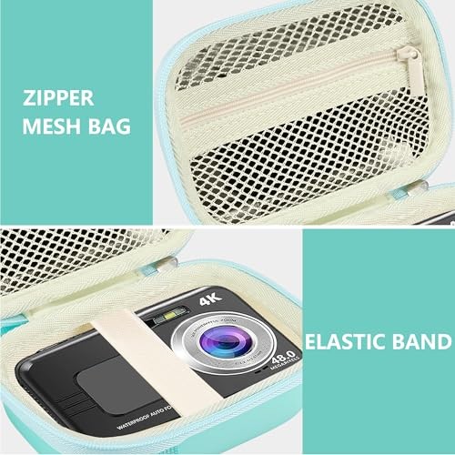 Waterproof Digital Camera Case Compatible with Green