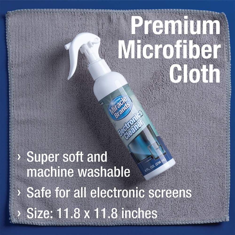 MiracleSpray for Electronics Cleaning, Safe Multisurface Cleaner for Any TV, ...