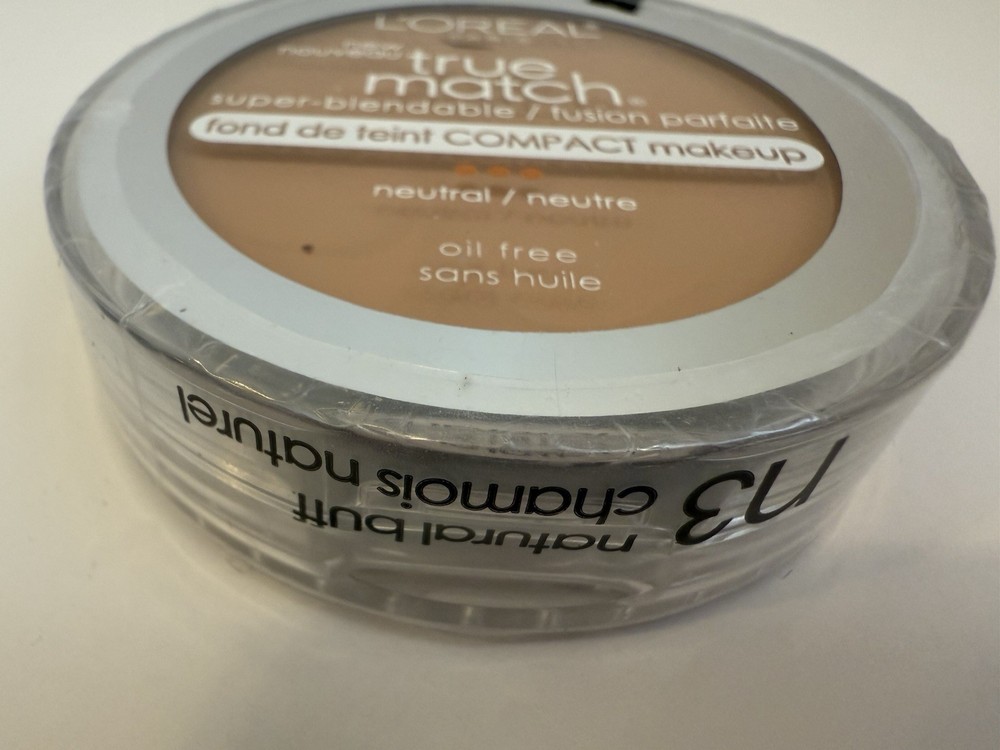 L'Oreal True Match N3 Natural Buff Super Blendable Compact Makeup *SEALED