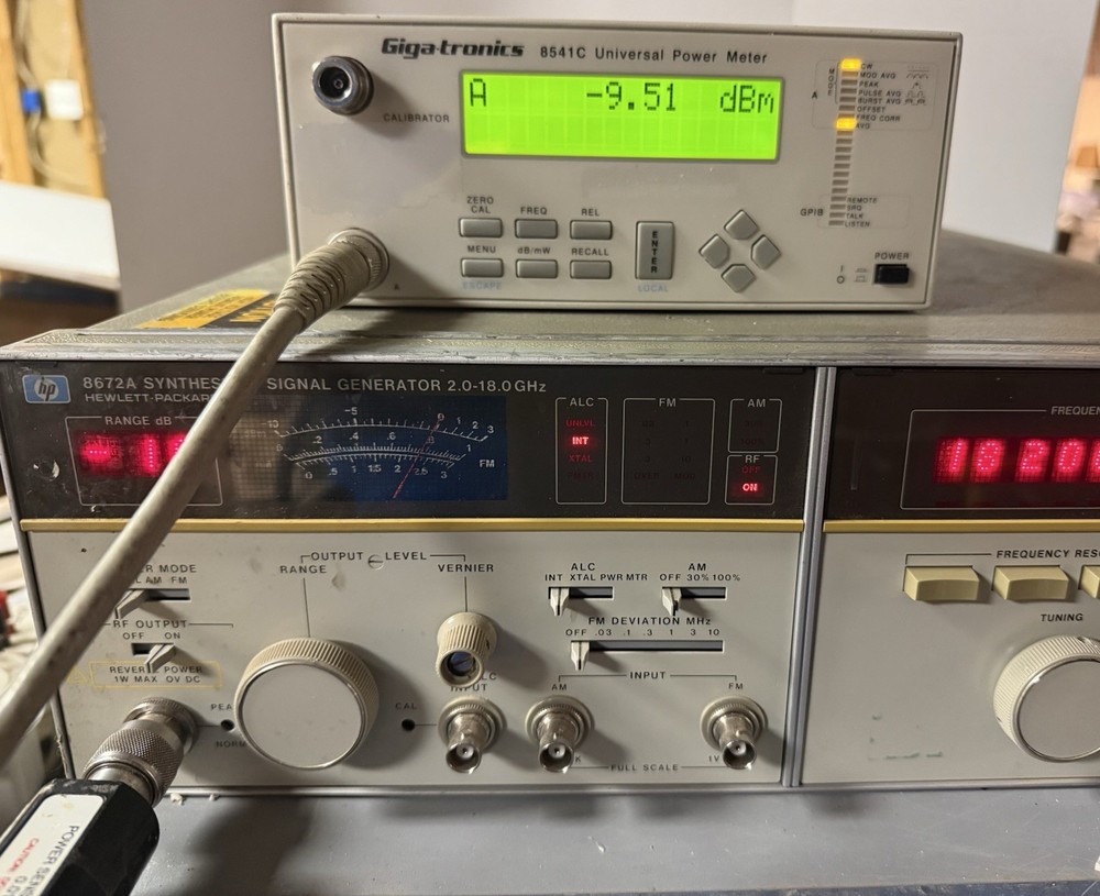 Gigatronics 80301A .01-18GHz RF Power Sensor