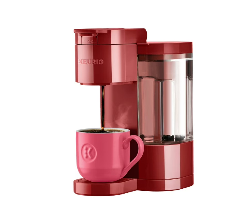 Keurig K-Express Essentials Red Single-Serve K-Cup Pod Coffee Maker