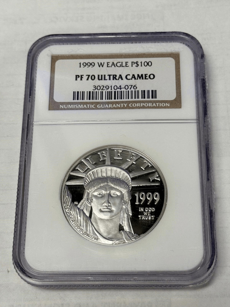1999 $100 Proof Platinum Eagle NGC PF 70