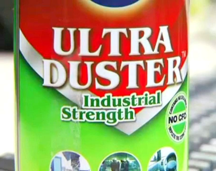 Ultra Duster COMPRESSED AiR 10 oz Can Multi purpose spraY head & straw UDS-10MS