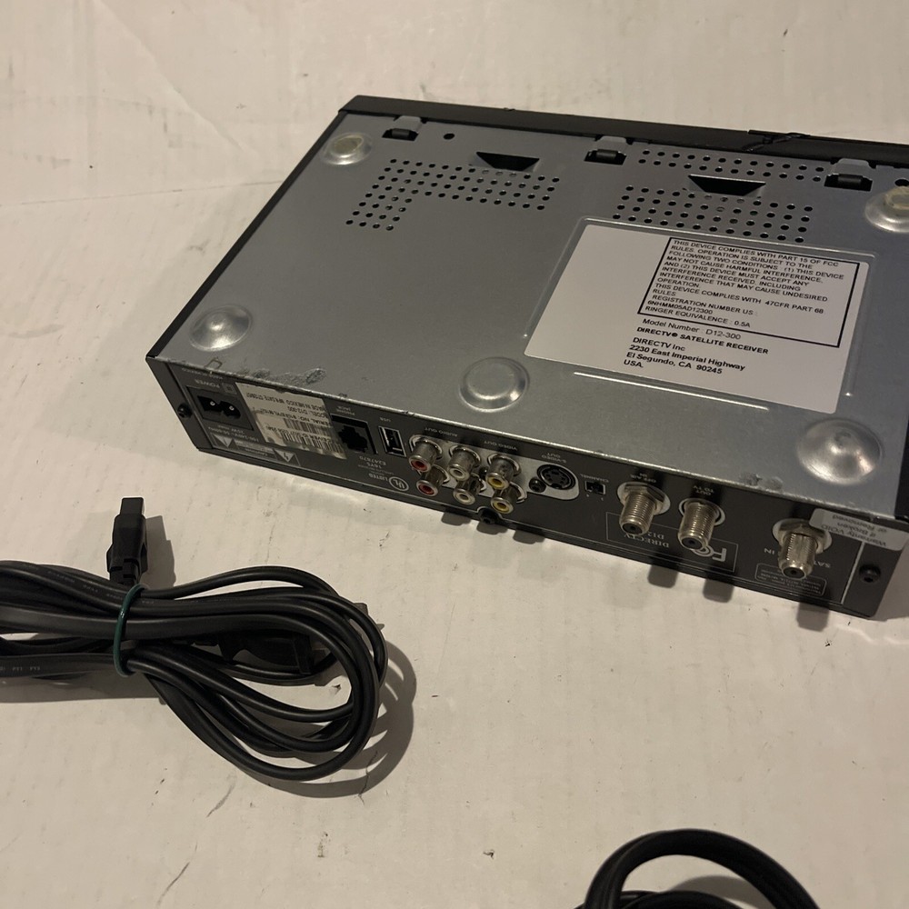 Directv Satellite Receiver D12-300 W/ Wires