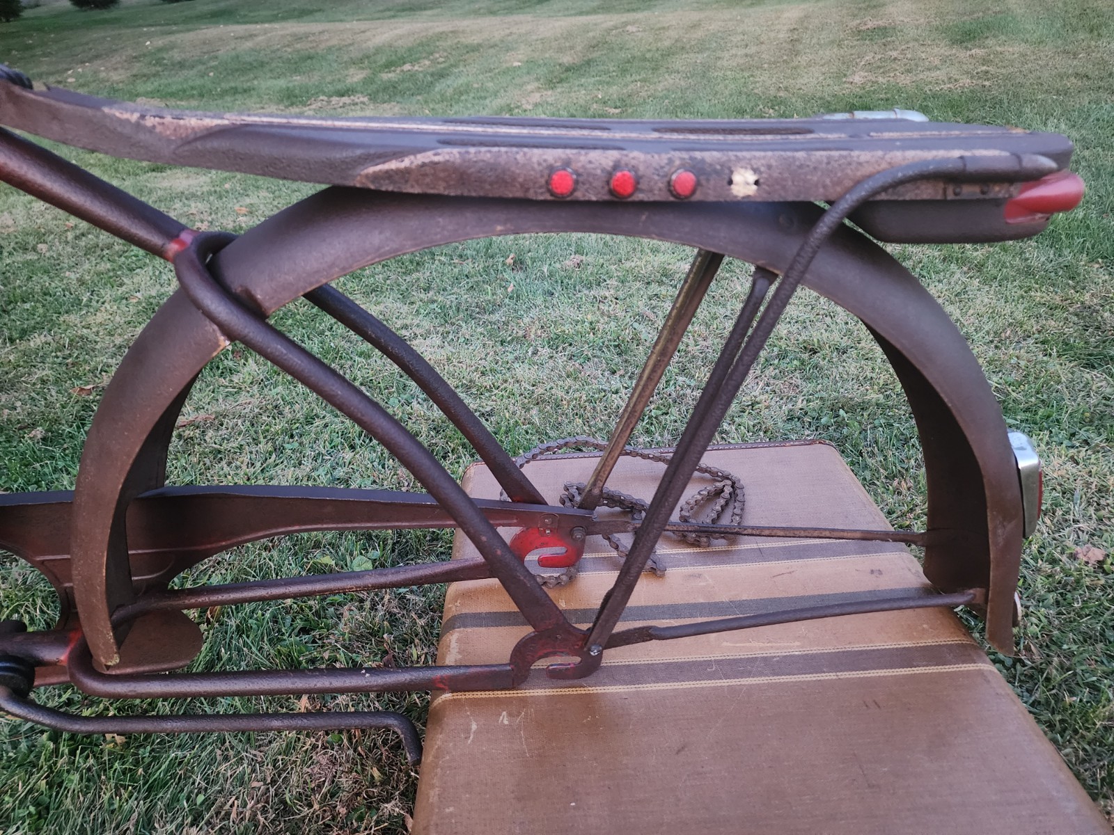 ORIGINAL 50'S COLUMBIA 5 STAR SUPERB BALLOON TIRE BIYCYCLE SPRINGER W/ KEY