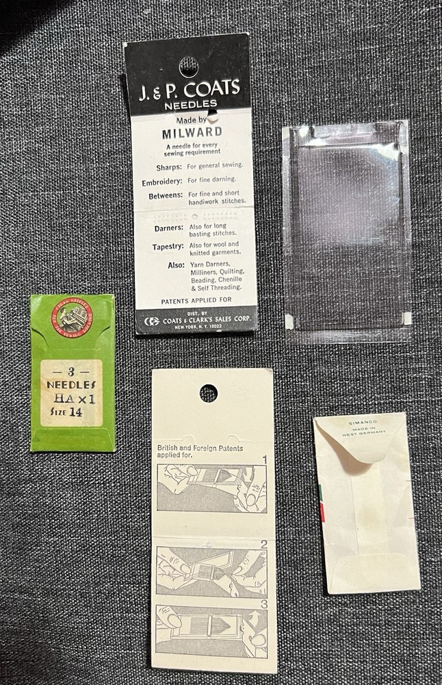 Vintage Sewing Needle Lot