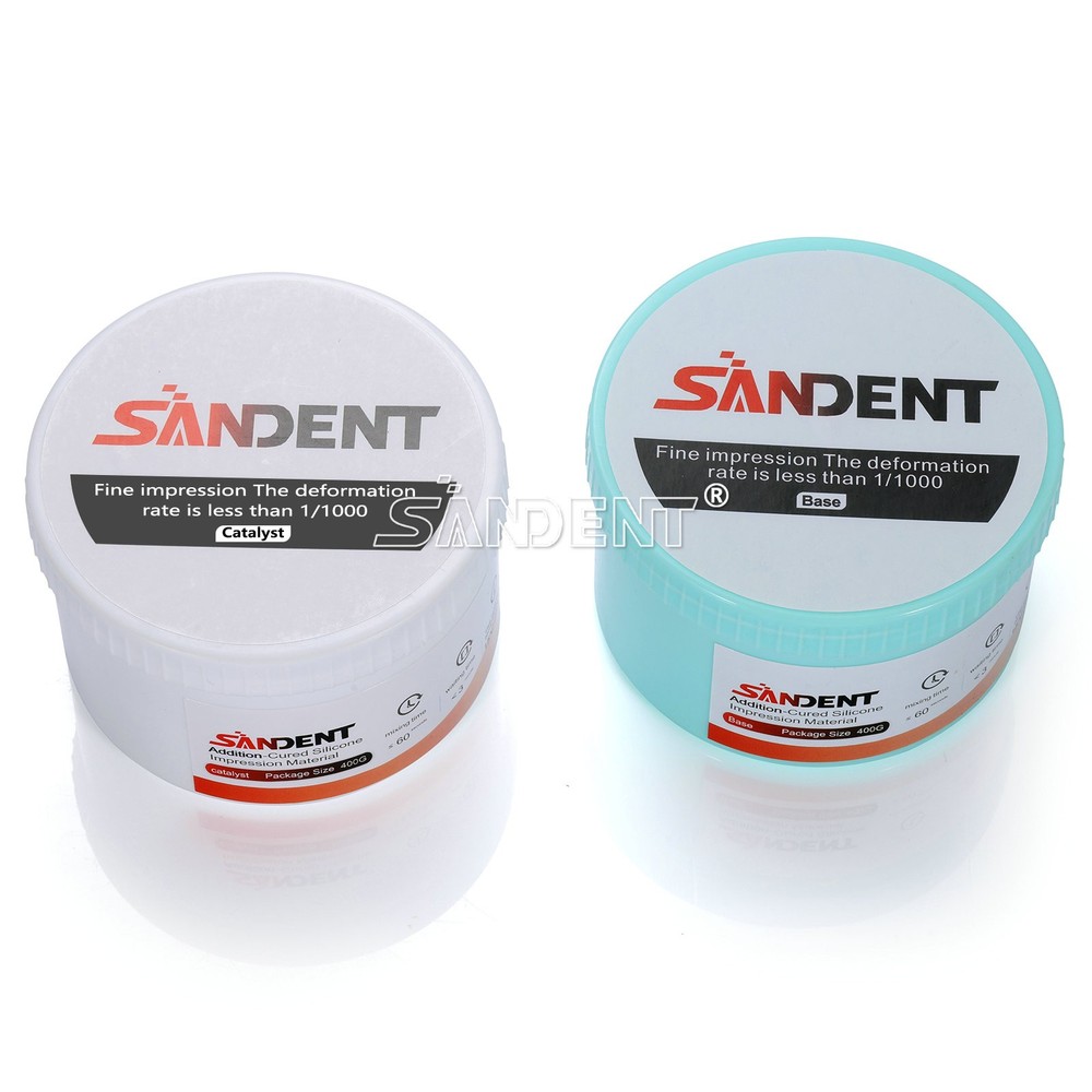 4 x Dental Soft Putty Regular Set Impression Material (400g Base + Catalyst)