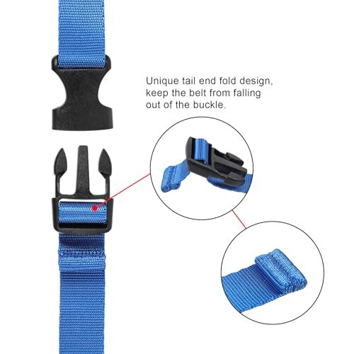 Utility Straps with Quick Release Buckle, Nylon Backpack Accessory Sleeping