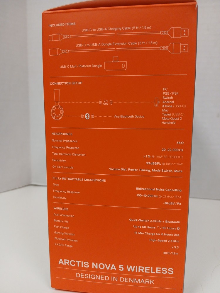 SteelSeries Arctis Nova 5 Wireless Gaming Headset, Black