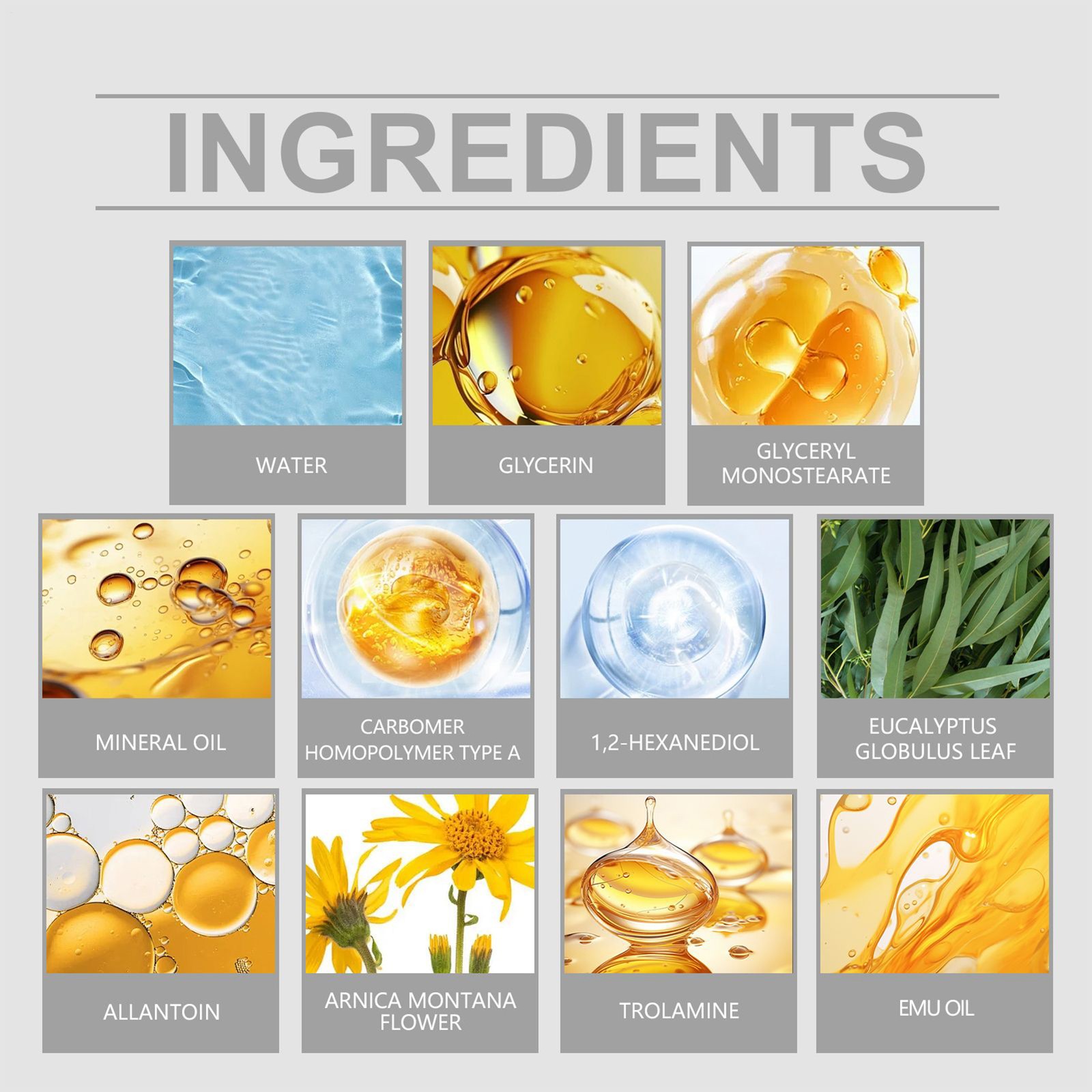 New Tattoo Numibing Cream Gel 50g - Calming Moisturizer Moisturizing Lotion