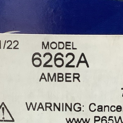ECCO 6262A Strobe Amber LED Warning Light 12-80VDC (B660)