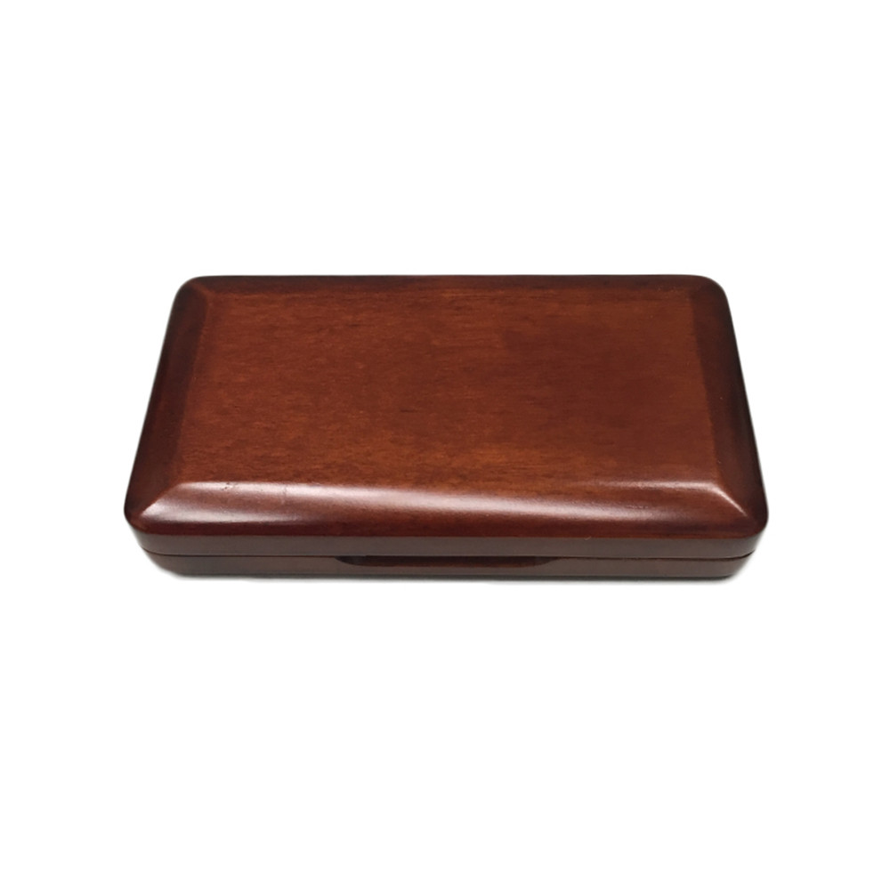 Maroon Wooden Oboe Reeds Case with Smooth Surface for 3pcs Oboe Reeds(CASE ONLY)
