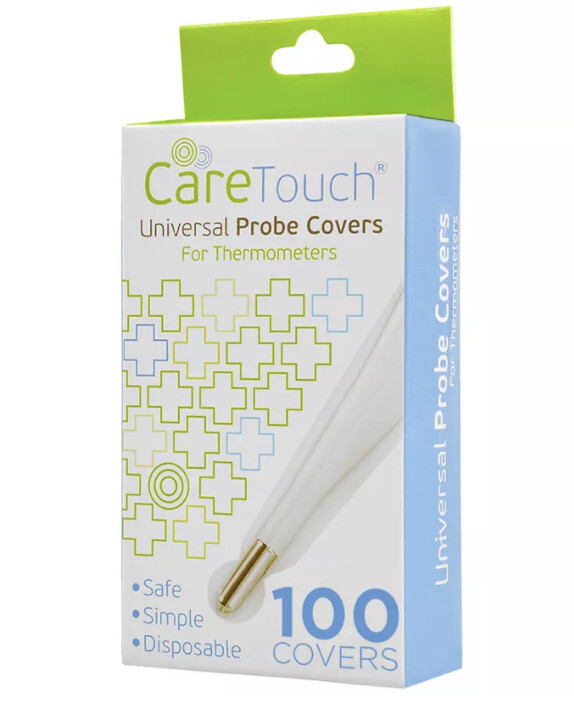 Care Touch Thermometer Covers Disposable Probe Sanitary 100ct  Universal